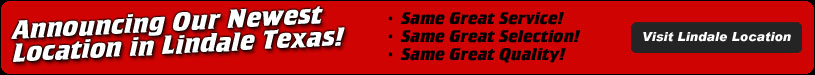 New Location in Lindale Texas